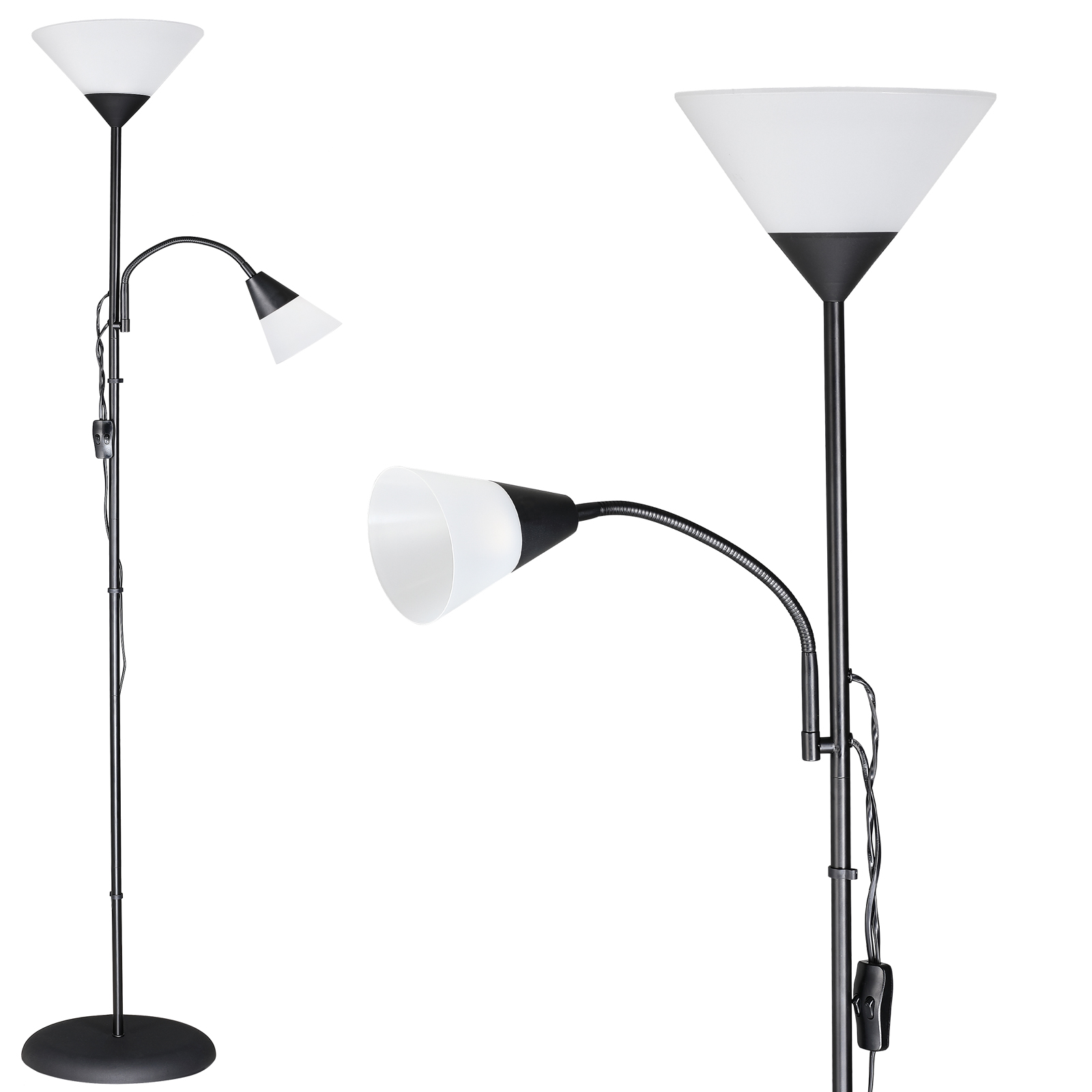 Stojací lampa Alissa - černá