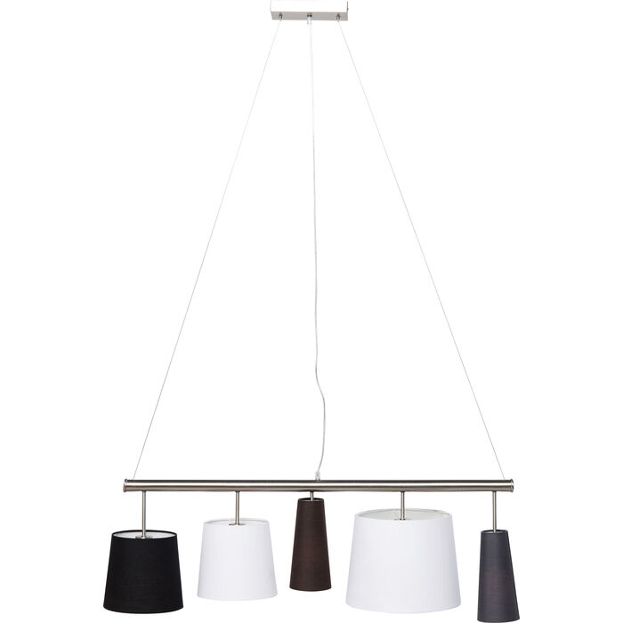 Kare Design Závěsná lampa Parecchi Silver 100 cm