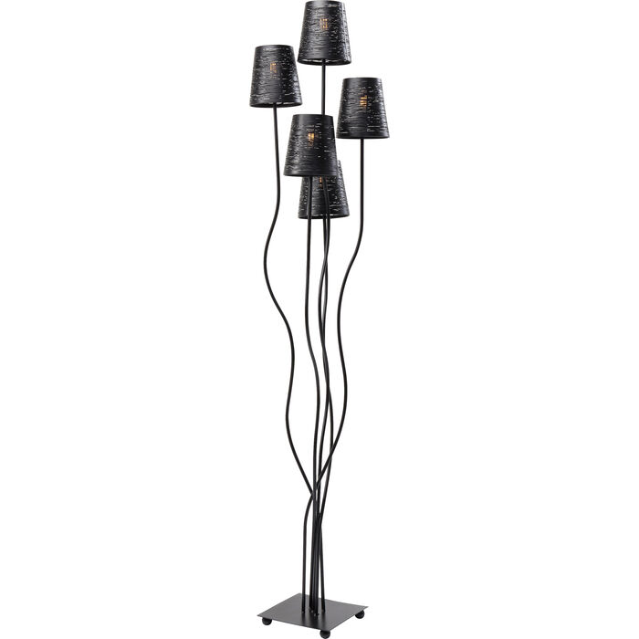 Kare Design Stojící lampa Flexible Black Cinque