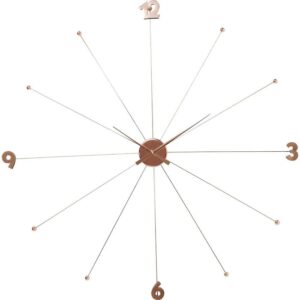 Kare Design Nástěnné hodiny Umbrella Rose Gold