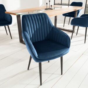 Designové křeslo Turin královská modrá