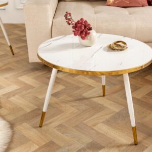 Konferenční stolek Paris 60cm bílý