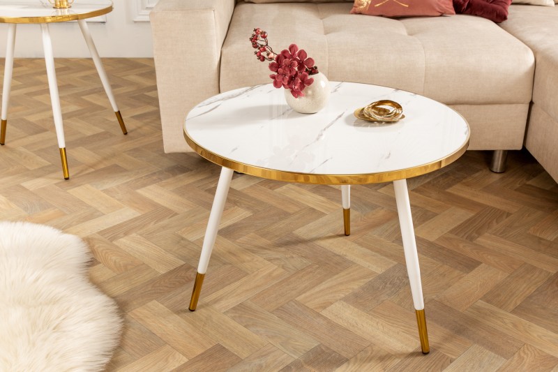 Konferenční stolek Paris 60cm bílý