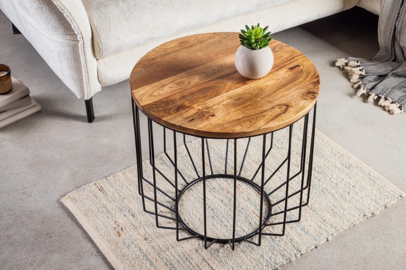 Konferenční stolek Factory Loft 56 cm přírodní mango