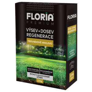 AGRO CS FLORIA PREMIUM trávníkové hnojivo pro výsevy, dosevy a regeneraci 2,5 kg